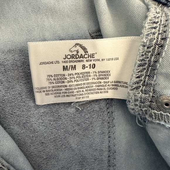 JORDACHE Hight Rise Vintage Straight Jeans Size Medium 8-10 - Picture 8 of 8